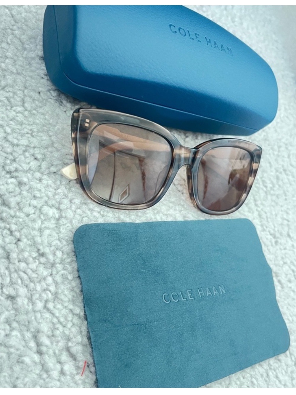 Cole Haan Women's Tortoise Shell Sunglasses with Brown Lenses